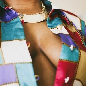 Jewel Tone Long Sleeve Button Up